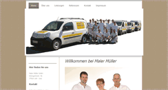 Desktop Screenshot of maler-mueller.de